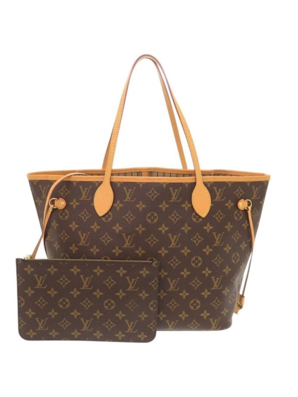 Louis Vuitton Neverfull MM Pouch Monogram Tote